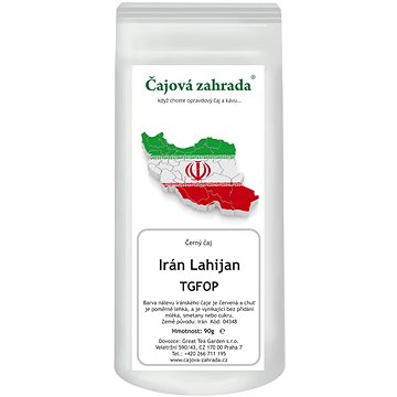 

Čajová zahrada Írán TGFOP Lahijan - černý čaj, 1000g