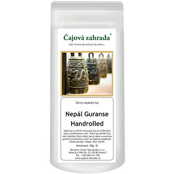 

Čajová zahrada Nepál Guranse Handrolled - černý čaj, 1000g