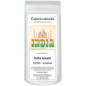 

Čajová zahrada India Assam TGFOPI Achabam - černý čaj, 90g
