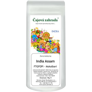 

Čajová zahrada India Assam FTGFOPI Mokalbari - černý čaj, 70g