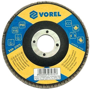 

VOREL Kotouč brusný lamelový 115 mm P60 TO-07975