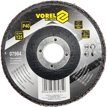 

VOREL Kotouč brusný lamelový 125 mm P80 TO-07986