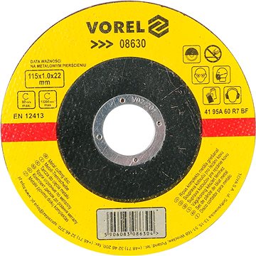 

VOREL Kotouč na kov 115 x 22 x 1,0 mm TO-08630