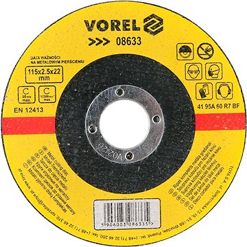 

VOREL Kotouč na kov 115 x 22 x 2,5 mm TO-08633