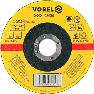

VOREL Kotouč na kov 125 x 22 x 2,5 mm TO-08635