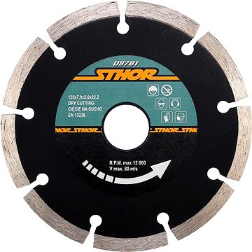 

STHOR Kotouč diamantový 125x7,0x2,0x22,2mm TO-08781
