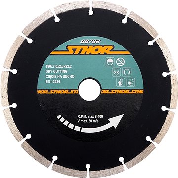 

Sthor Kotouč diamantový 180x7,0x2,3x22,2mm segmentový