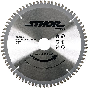 

STHOR Kotouč na hliník 210 x 30 mm 72z TO-08853