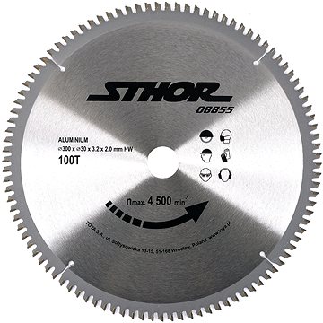 

STHOR Kotouč na hliník 300 x 30 mm 100z TO-08855