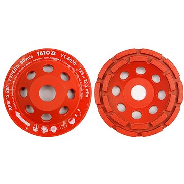 

YATO Kotouč diamantový 125 x 22,2 mm brusný YT-6030