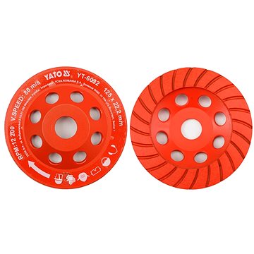 

YATO Kotouč diamantový 125 x 22,2 mm brusný YT-6032