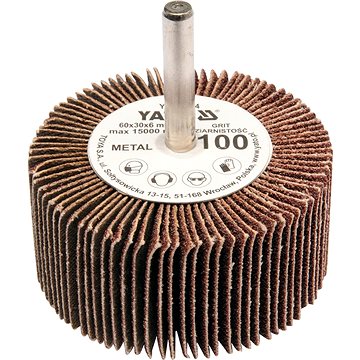 

YATO Kotouč lamelový radiální 60x30 P-60 s hřídelí 6 mm YT-83362