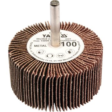 

YATO Kotouč lamelový radiální 60x30 P-80 s hřídelí 6 mm YT-83363
