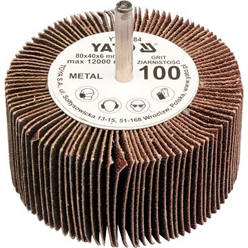 

YATO Kotouč lamelový radiální 80x40 P-80 s hřídelí 6mm YT-83383