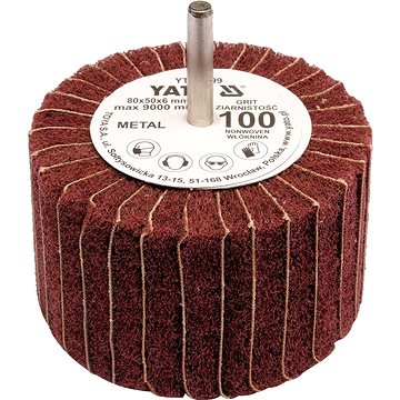 

YATO Kotouč lamelový radiální 80x50 P-200 s hřídelí 6 mm YT-83401