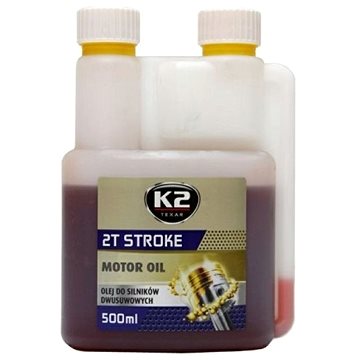 

K2 TEXAR 2T STROKE 500ml ČERVENÝ - Polosynt. 2takt. olej