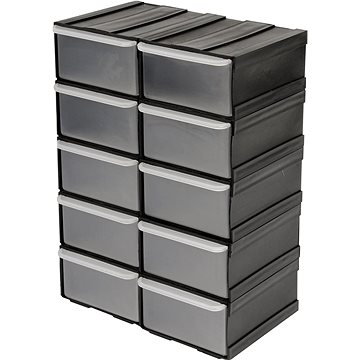 

VOREL Skříňka se zásobníky, 10 zásobníků, 225x155x100mm TO-78785