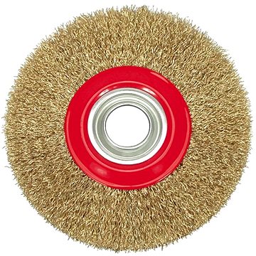 

VOREL Kartáč drátěný boční 125 mm pomosazený drát TO-06978