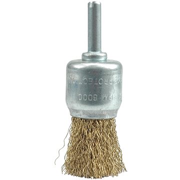 

VOREL Kartáč drátěný čelní do vrtačky 24 mm pomosazený drát TO-06992