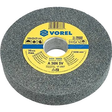 

VOREL Kotouč brusný jemný 125 x 12 x 15 mm TO-08861