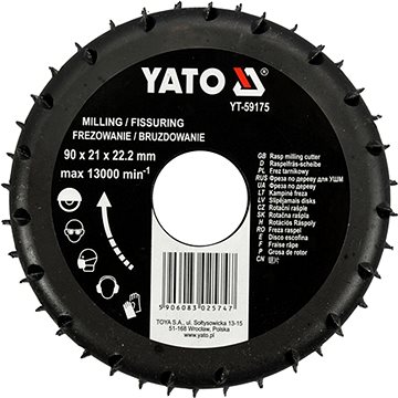 

YATO Rotační rašple frézovací 90 mm