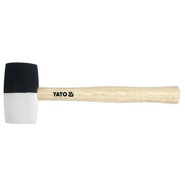 

YATO Palička gumová, černobílá, dřevěná násada 340 g YT-4601