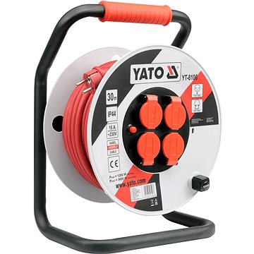 

YATO Prodlužovák bubnový 30 m plast YT-8106