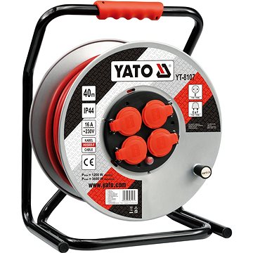 

YATO Prodlužovák bubnový 40 m plast YT-8107