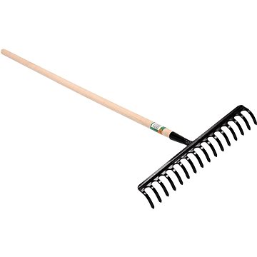 

FLO Hrábě 16 zubů s násadou