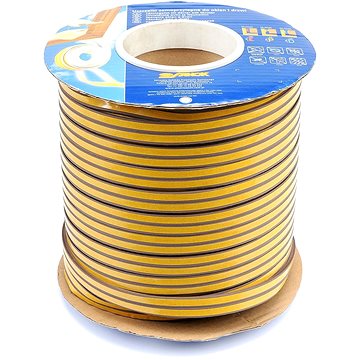 

VOREL Těsnění do oken a dveří samolepící 9x4mm TYP E hnědé 150M TO-76765