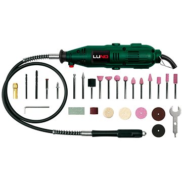 

LUND Přímá bruska Elektrická Mini 135 W 230V sada TO-79314