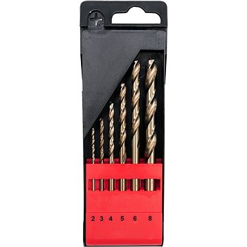 

YATO Vrtáky na kov v sadě HSS-COBALT 2-8mm YT-41602