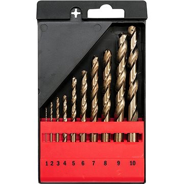 

YATO Vrtáky na kov v sadě HSS-COBALT 1-10mm YT-41603
