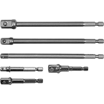 

YATO Sada adaptérů do vrtačky HEX 1/4" na gola hlavice 6 ks YT-04629