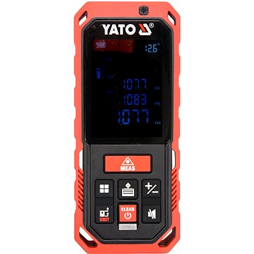 

YATO Laserový dálkoměr 40 m (3 X AAA)