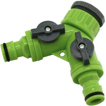 

GARVIA Rozbočovač hadicový Y 1/2" - 3/4" pro 2 rychlospojky s uzávěrem