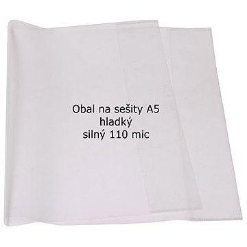

CONCORDE A5, lesklý/hladký, 110 mikronů, transparentní - balení 10 ks