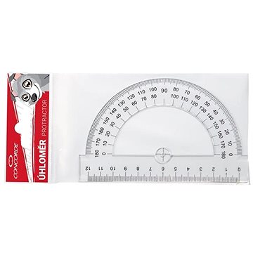 

CONCORDE úhloměr 12 cm, transparentní