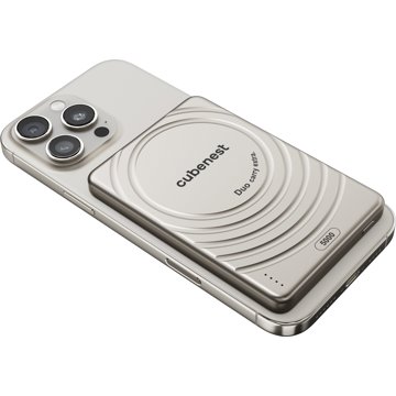

Cubenest SlimDual Magsafe 5000 mAh S1B3D 15W, titanová