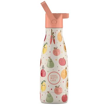 

Cool Bottles dětská nerezová termolahev Kids Fruit Salad třívrstvá 260 ml 3D