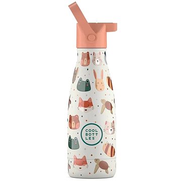 

Cool Bottles dětská nerezová termolahev Kids Pet Lover třívrstvá 260 ml 3D