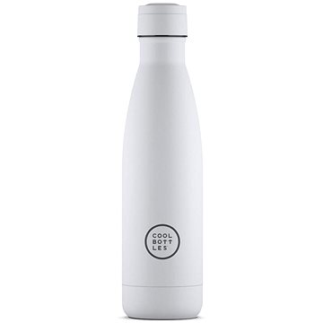 

Cool Bottles nerezová termolahev Mono White třívrstvá 500 ml