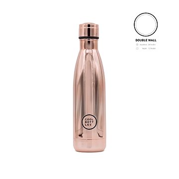 

Cool Bottles Chrome Rose, dvouvrstvá, 500 ml