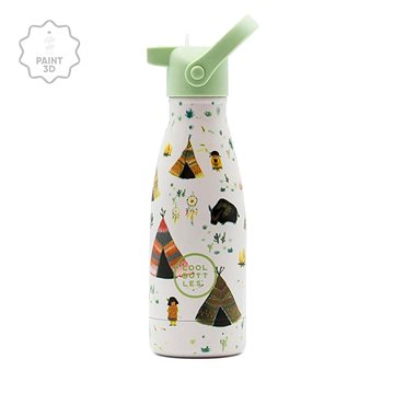 

Cool Bottles Kids 3D Indian Tribe, třívrstvá, 260 ml