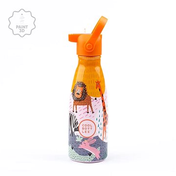 

Cool Bottles Kids 3D Savannah Kingdom, třívrstvá, 260 ml