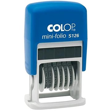 

COLOP S 126 Mini-Folio, číslovací, černý otisk