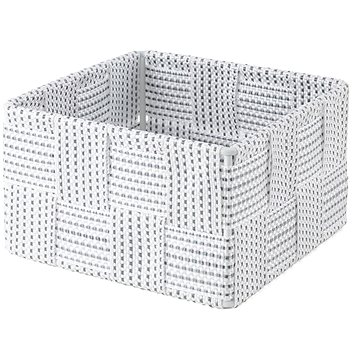 

Compactor Úložný organizér do zásuvky Toronto - košík S, 12 x 12 x 7 cm, bílo-šedý