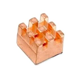 DLTECH Měděný heatsinK, chladič 6 × 6 × 5 mm