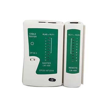 

Verk 11249 Kabelový tester RJ11, RJ45, LED kontrola