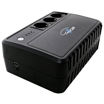

UPS Eurocase EA200PRO+ 600VA/360W (3× zásuvka, RJ11, USB, 7Ah)